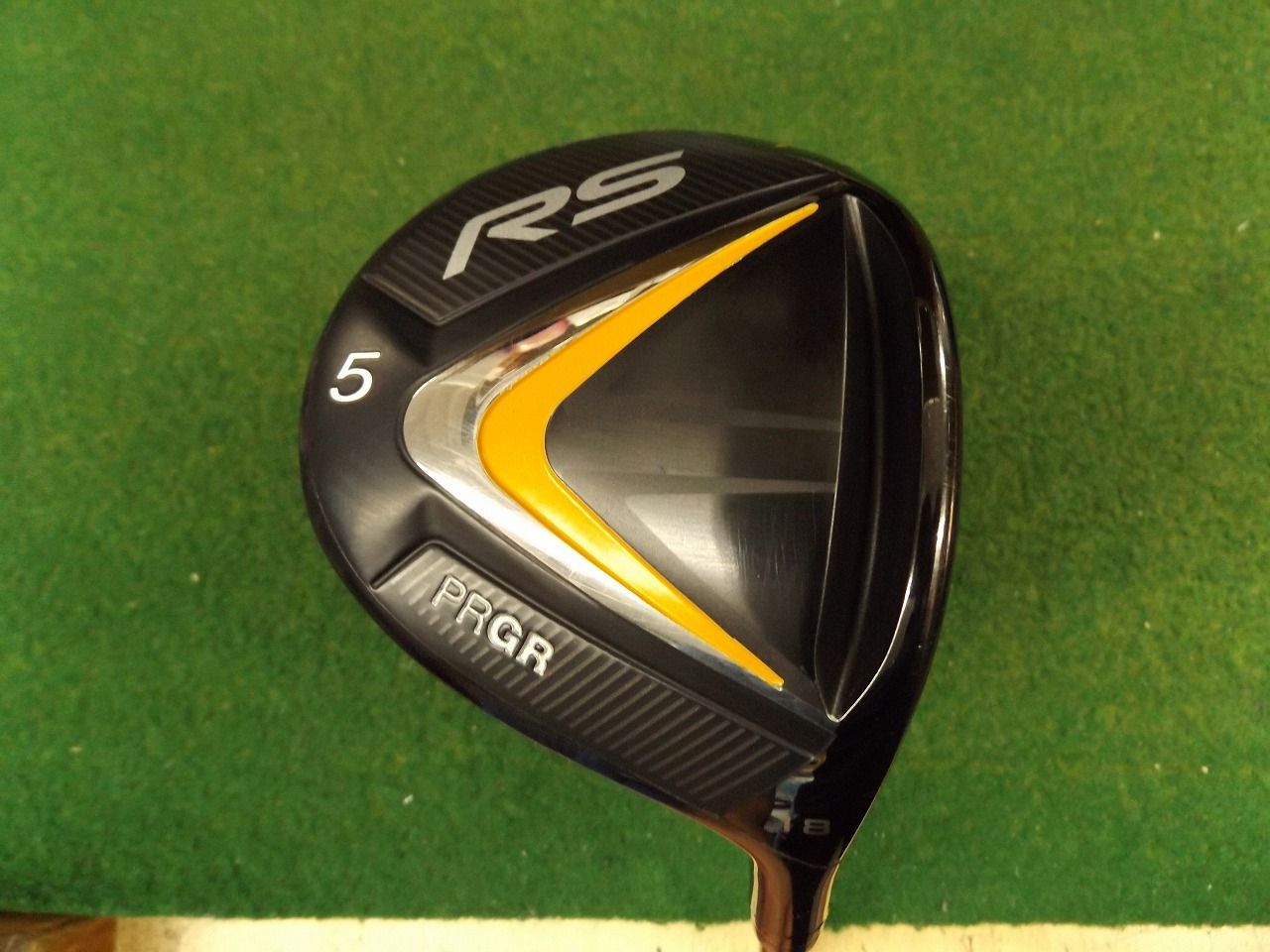 2561 RS JUST 5W 18° 純正カーボン R カバー有 PRGR プロギア RSジャスト フェアウェイウッド ゴルフクラブ.987110