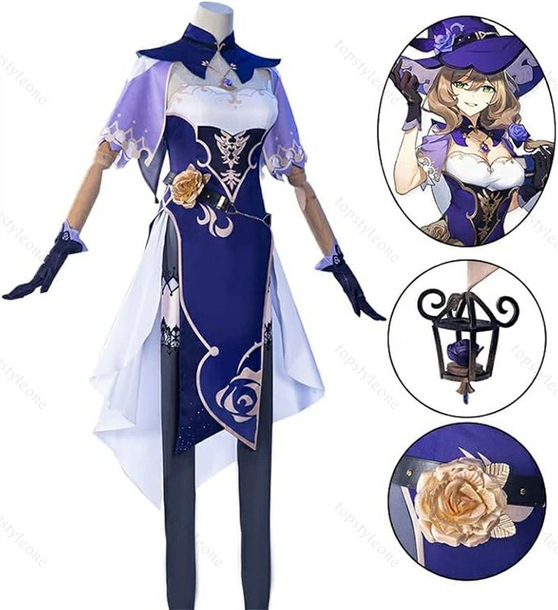 原神 リサ コスプレ衣装 cosplay コスチューム クリスマス イベント パーティー 文化祭 ハロウイーン衣装 仮装 変装風 人気 ゲーム イベン