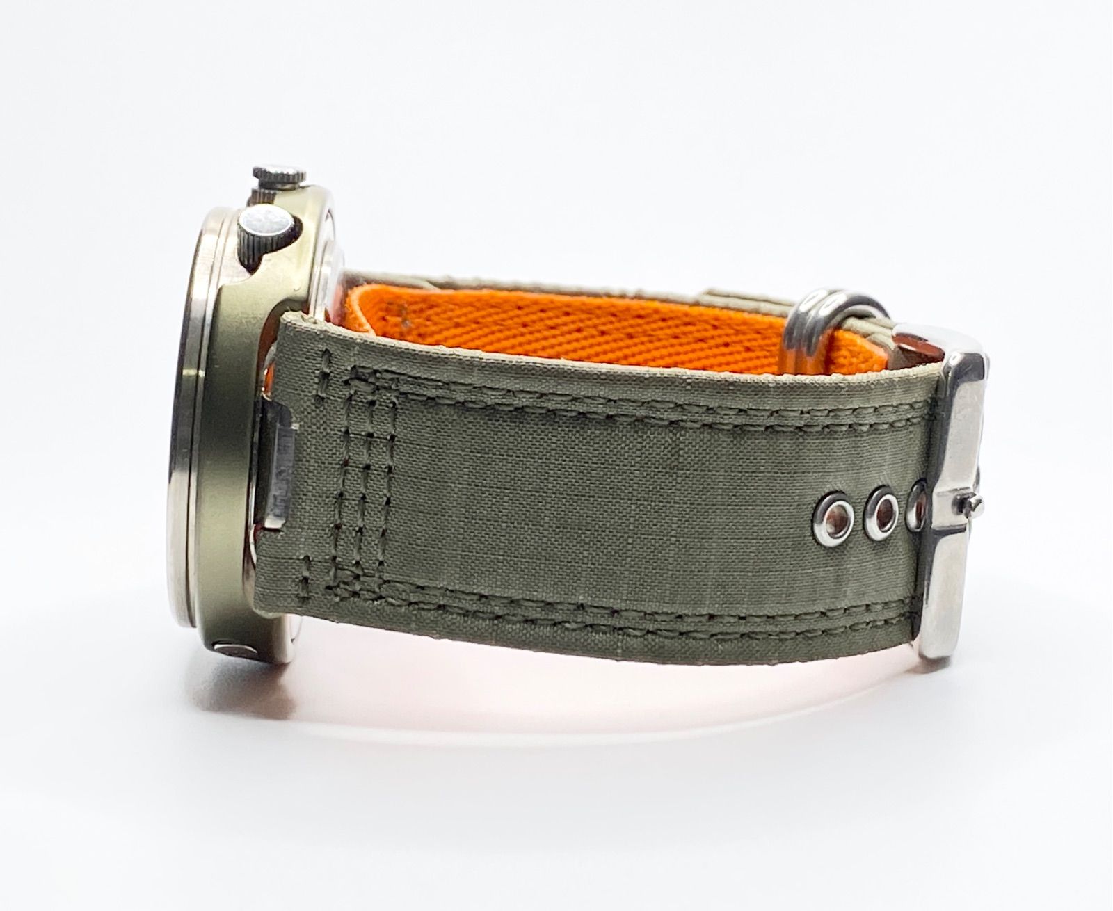 セイコーアルバ. オービタックス　クォーツ　 カーキベルト　ミリタリー 稼働中 セイコーアルバ. オービタックス クォーツ カーキベルト ミリタリー