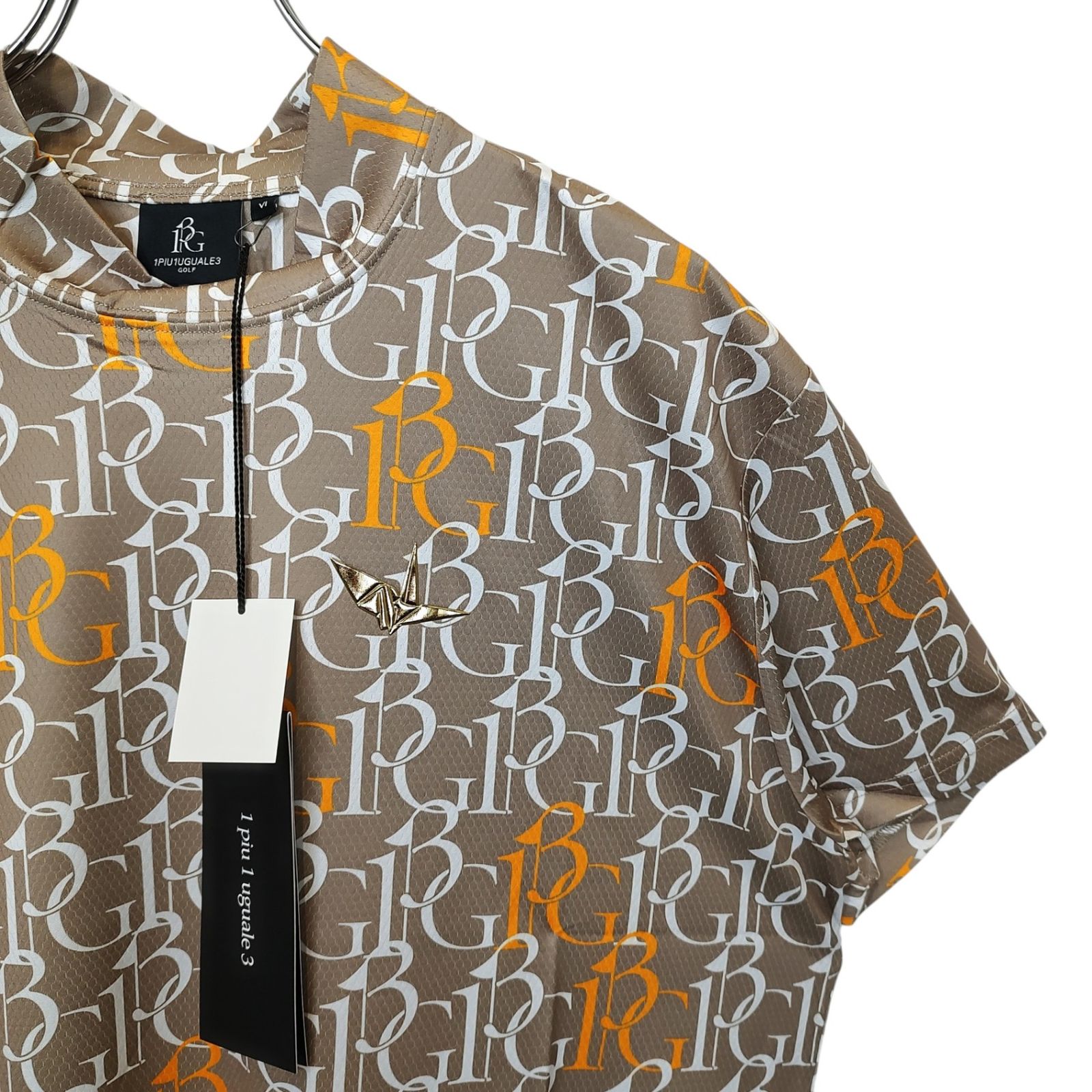 1PIU1UGUALE3 GOLF ウノピュウノ ゴルフ 113 GOLF S/S MOCK NECK 113G