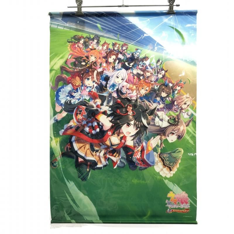 【中古】ウマ娘 1st Anniversary Ver. B2タペストリー Cygames[66]