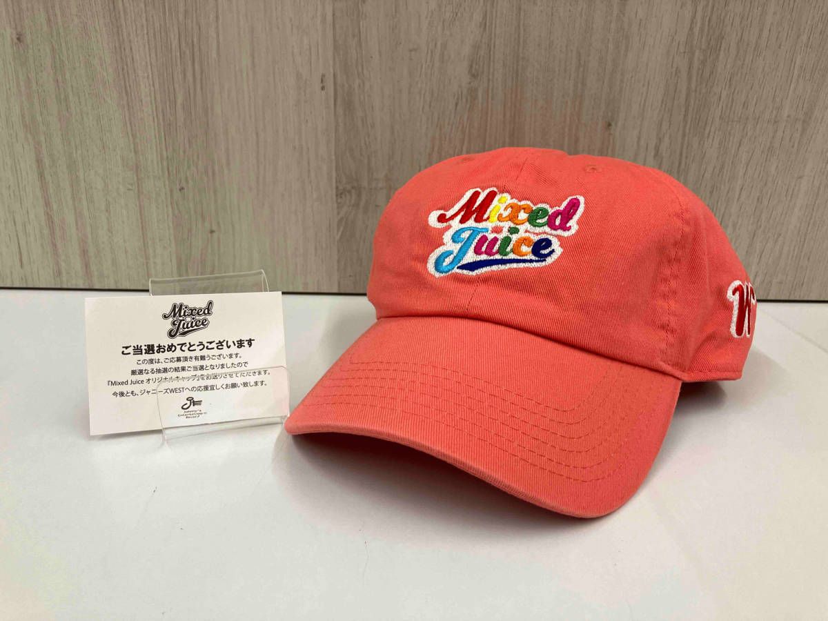 Mixced Juice 重岡大毅 赤 キャップ ジャニーズwest Mixed Juice 777個限定 キャップ 赤 重岡大毅