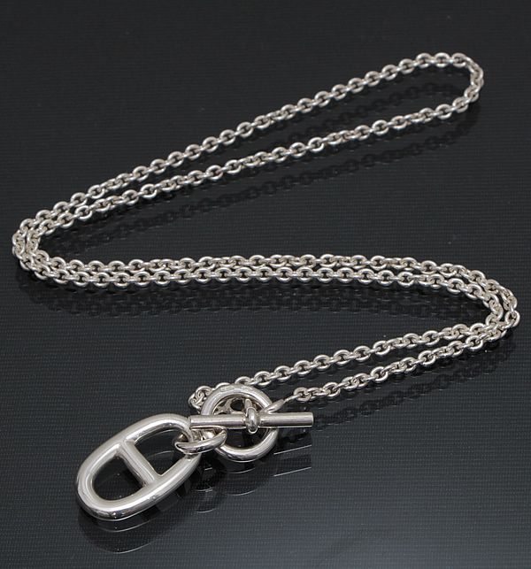 エルメス HERMES シェーヌダンクル アミュレット ネックレス SV925