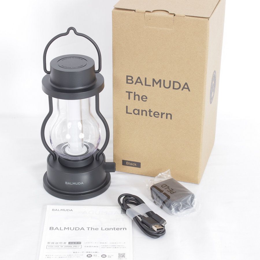 新品】BALMUDA The Lantern L02A-BK ブラック LED バルミューダ ザ・ランタン 本体 - メルカリ