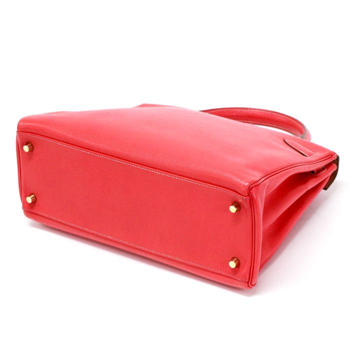 エルメス HERMES ケリー32 内縫い ヴェルソ エプソン (レザー) GD金具