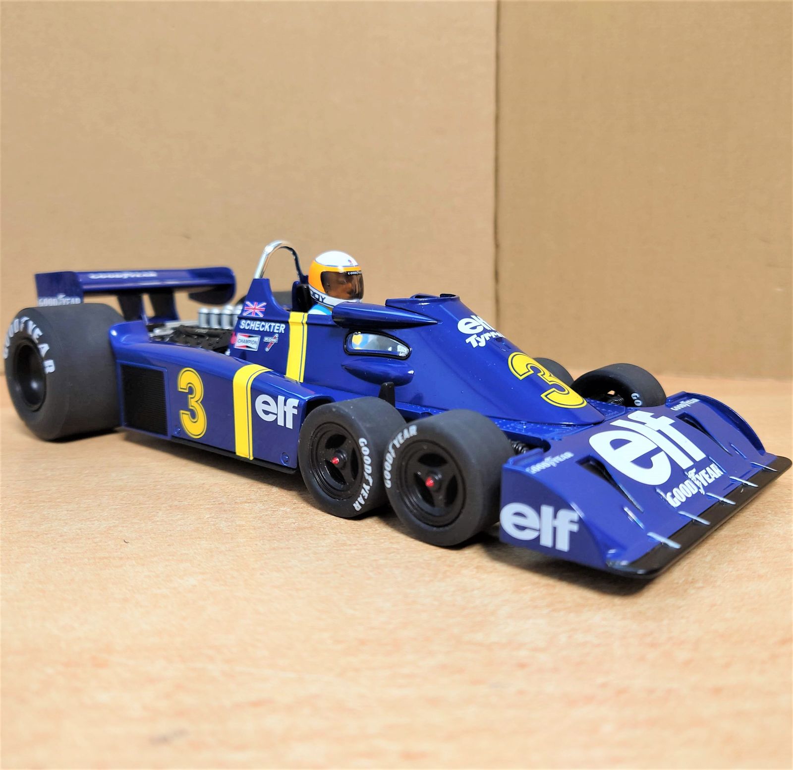 限定販売】 ティレルP34 1/18 F1 MCG製 優勝 1976 スウェーデンGP #3