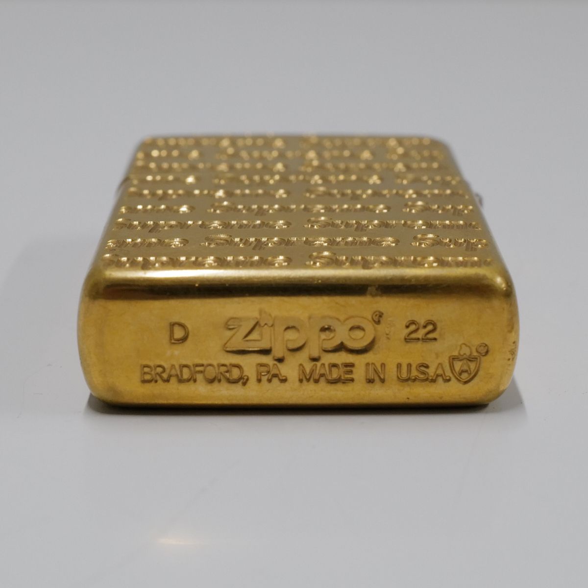 Supreme Repeat Engraved Zippo USED美品 シュプリーム × ジッポ