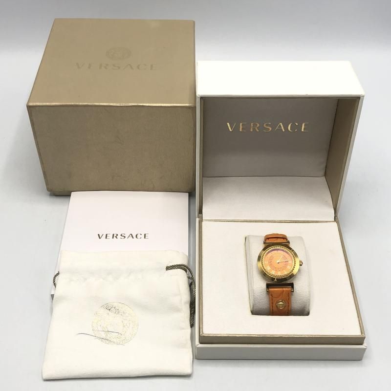 【中古】VERSACE ヴァニティ 腕時計 オレンジ ヴェルサーチェ[10]