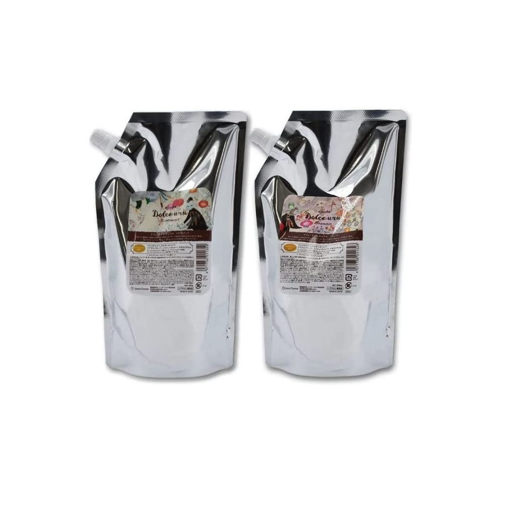 定番，お得 インターコスメ アジューダドルチェウル シャンプー 560ml + トリートメント 560g レフィル 詰替用 シャンプー