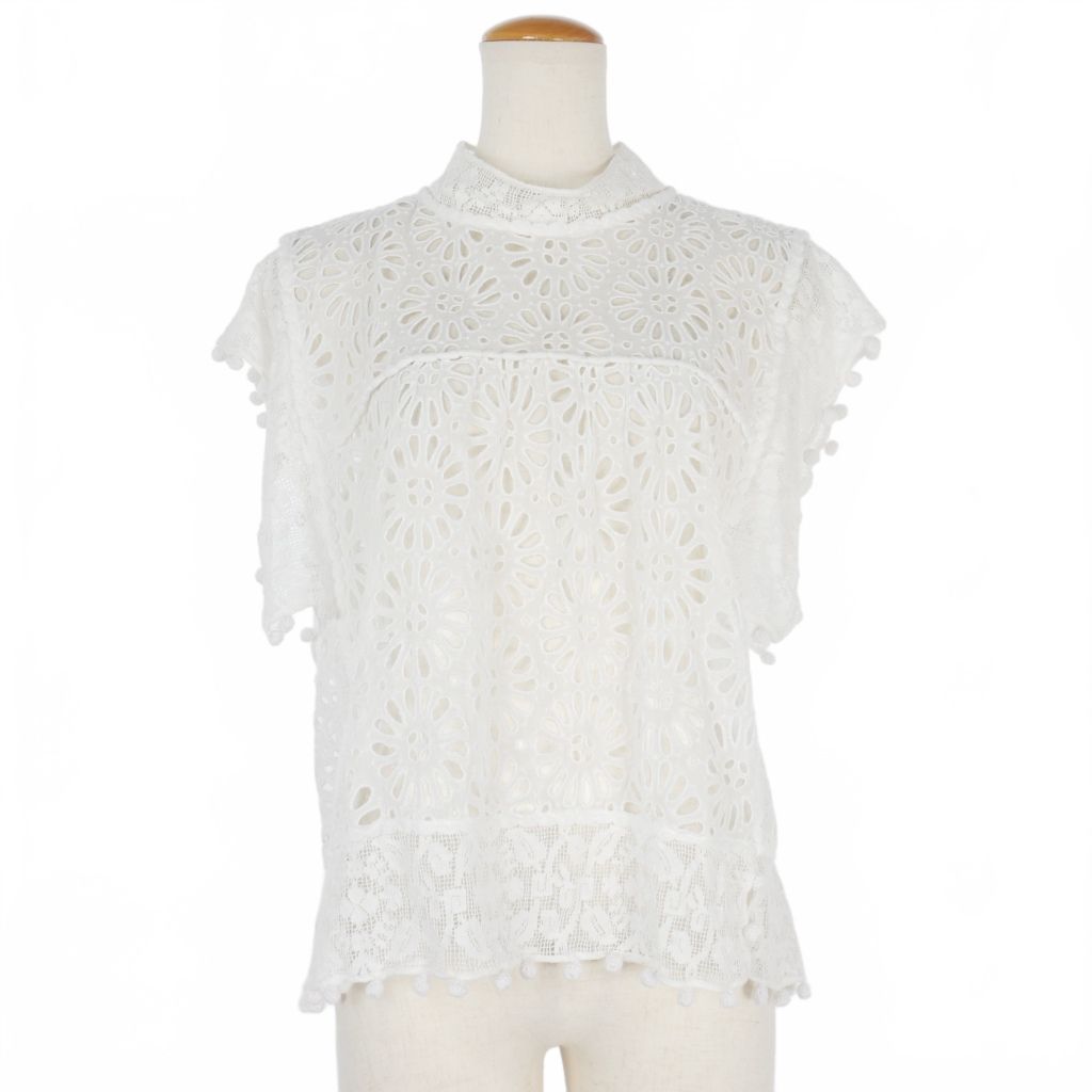 イザベルマラン ISABEL MARANT ノースリーブ レース ブラウス