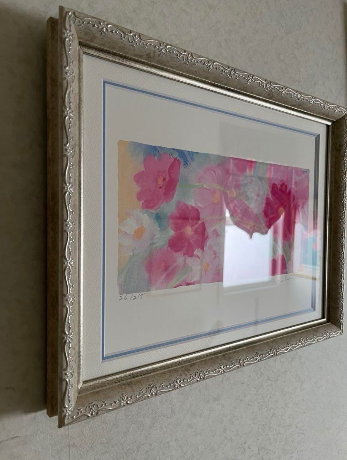 新品額入り版画 ジニー・キム 証明書・直筆サイン・エディション番号有