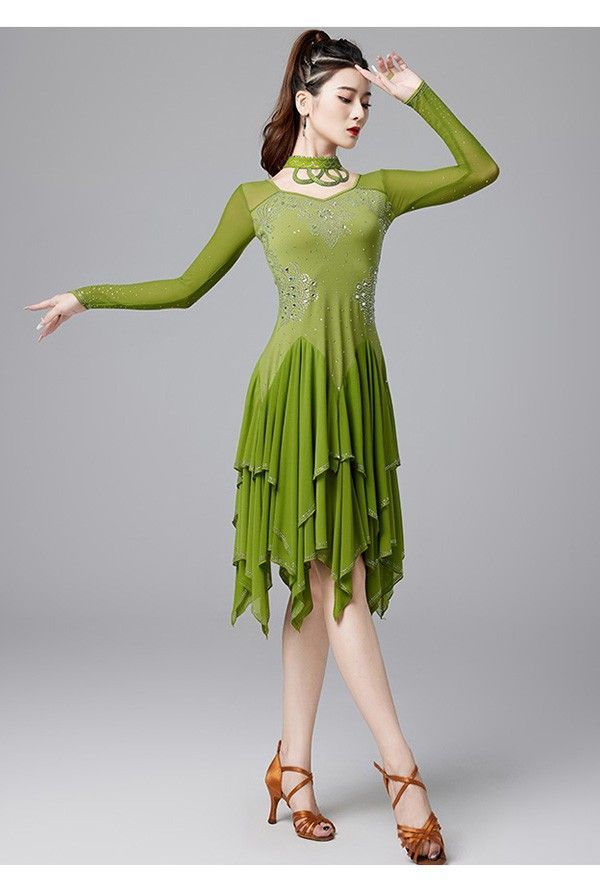 スタンダード、ラテン兼用練習着！ワンピースタイプ！ ラテン向け練習着♪フィット感抜群のダンス練習着！ワンピース