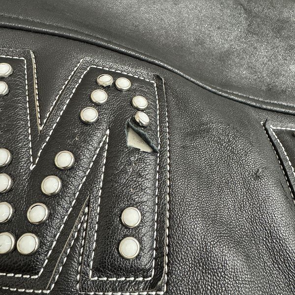 Supreme/シュプリーム【18SS】Studded Arc Logo Leather Jacket