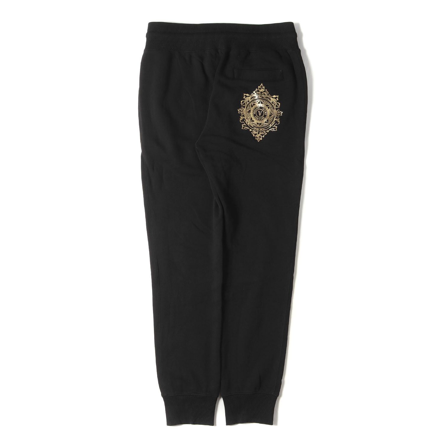 ヴェルサーチ  ロゴ パンツ VERSACE ヴェルサーチ パンツ サイズ:XS エンブレム ロゴ