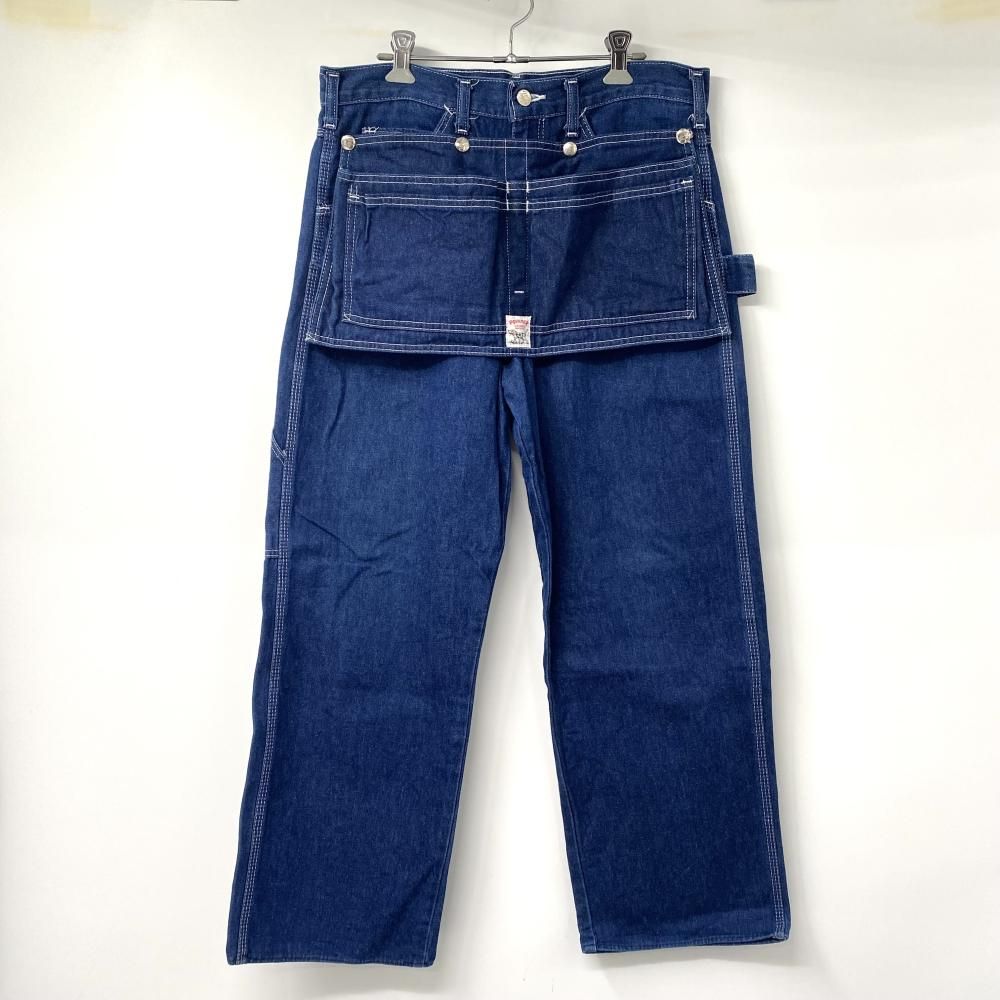 中古】90s POINTER ペインターデニム エプロン付き サイズW32
