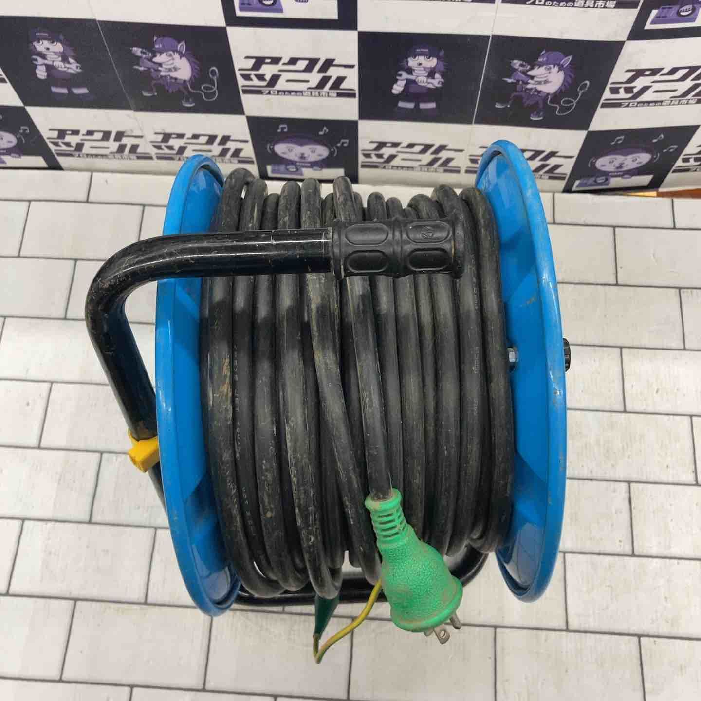 中古品☆日動工業 コードリール防雨ELB付 NPW-EB33 日動 コードリール