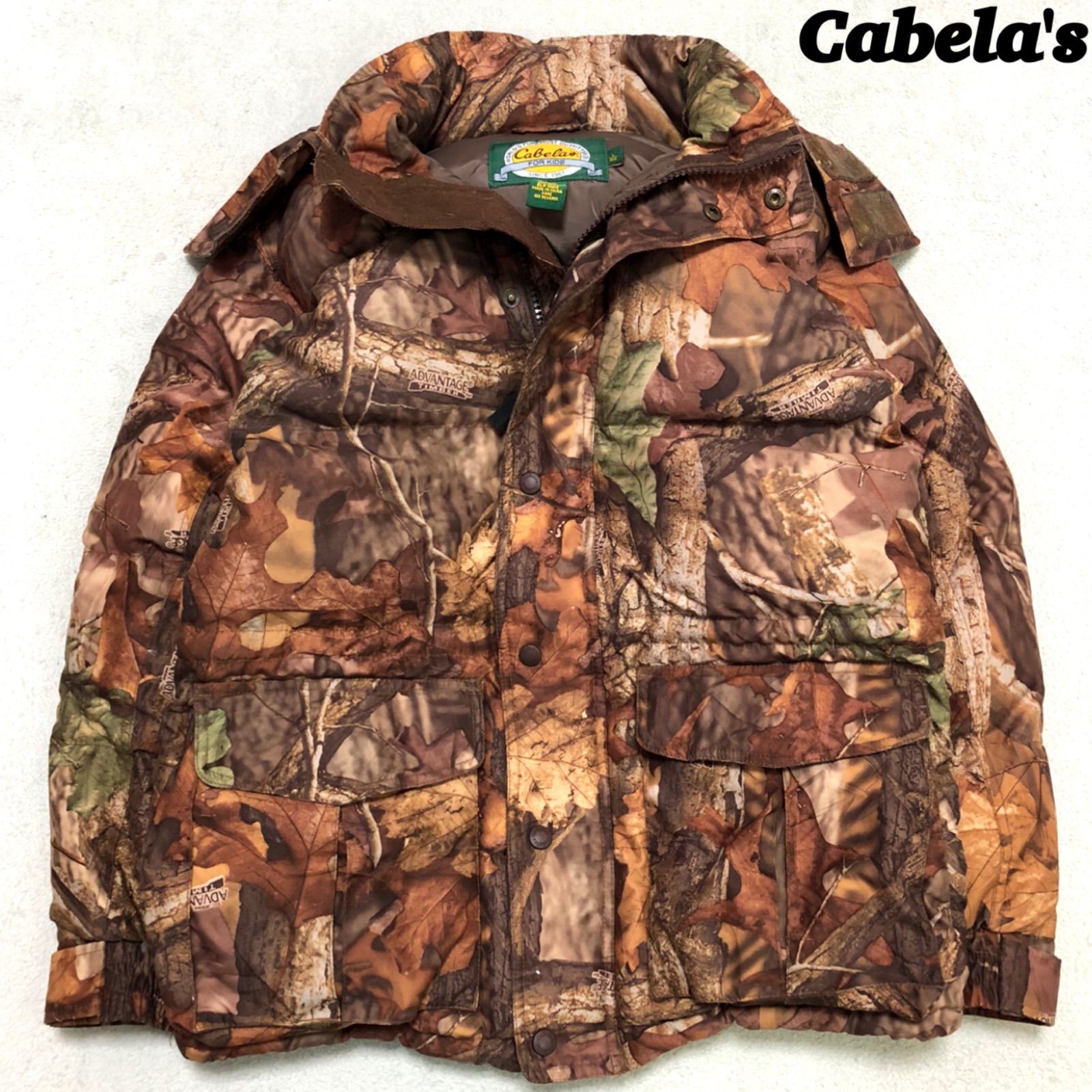 Cabela's ダウンジャケット ハンティングジャケット リアルツリーカモ