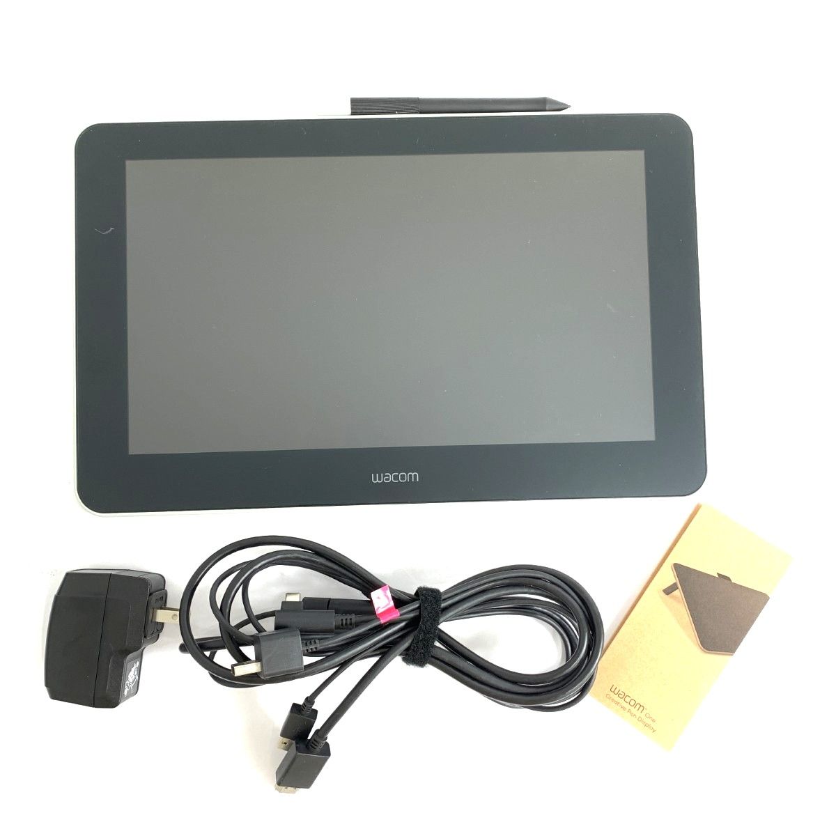 Wacom One ワコム 液晶ペンタブレット DTC133W1D ホワイト 240001137289