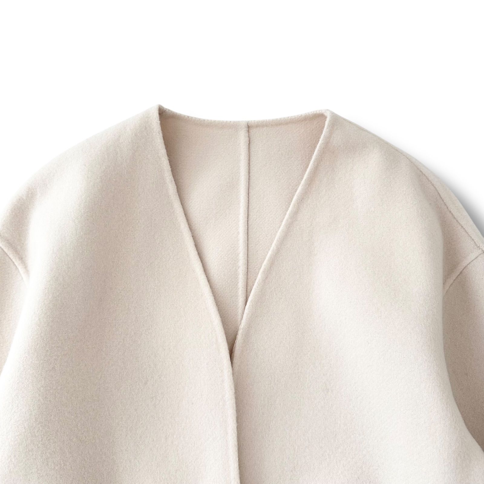 23区 小さいサイズ MANTECOリバー ショートコート ライトベージュ サイズ30 2021AW