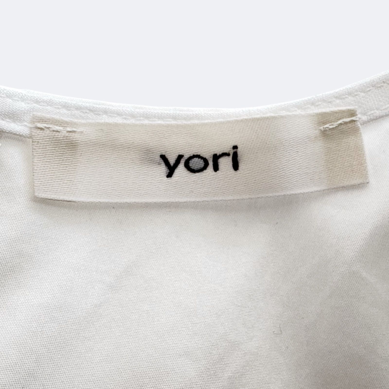 yori ヨリ ブラウス ホワイト カットソー レディース yori ヨリ ブラウス ホワイト カットソー レディース