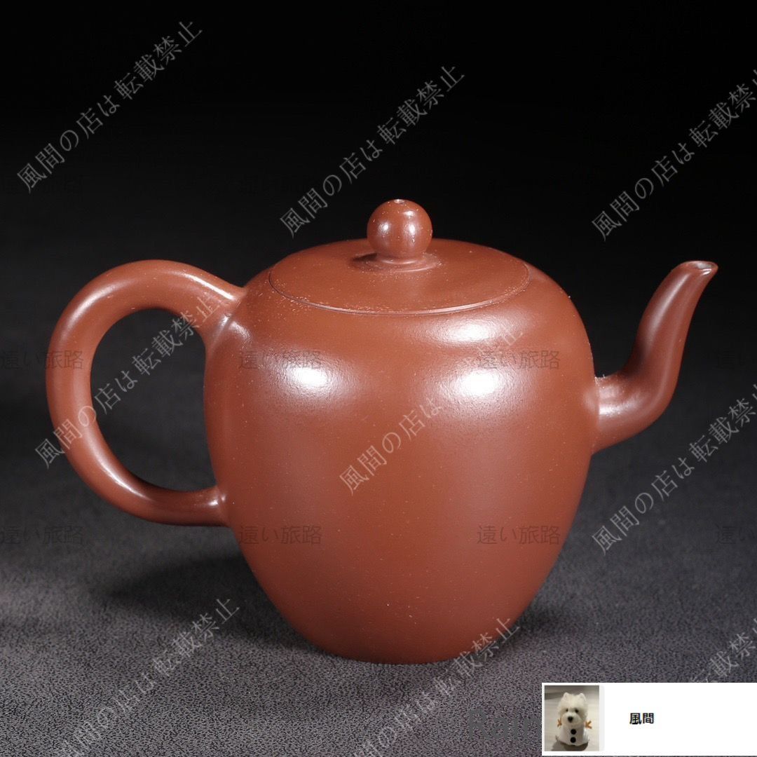 新品未使用】紫砂壺 景周作陶 紫砂壺 紫泥急須 茶道具 茶 bcp88