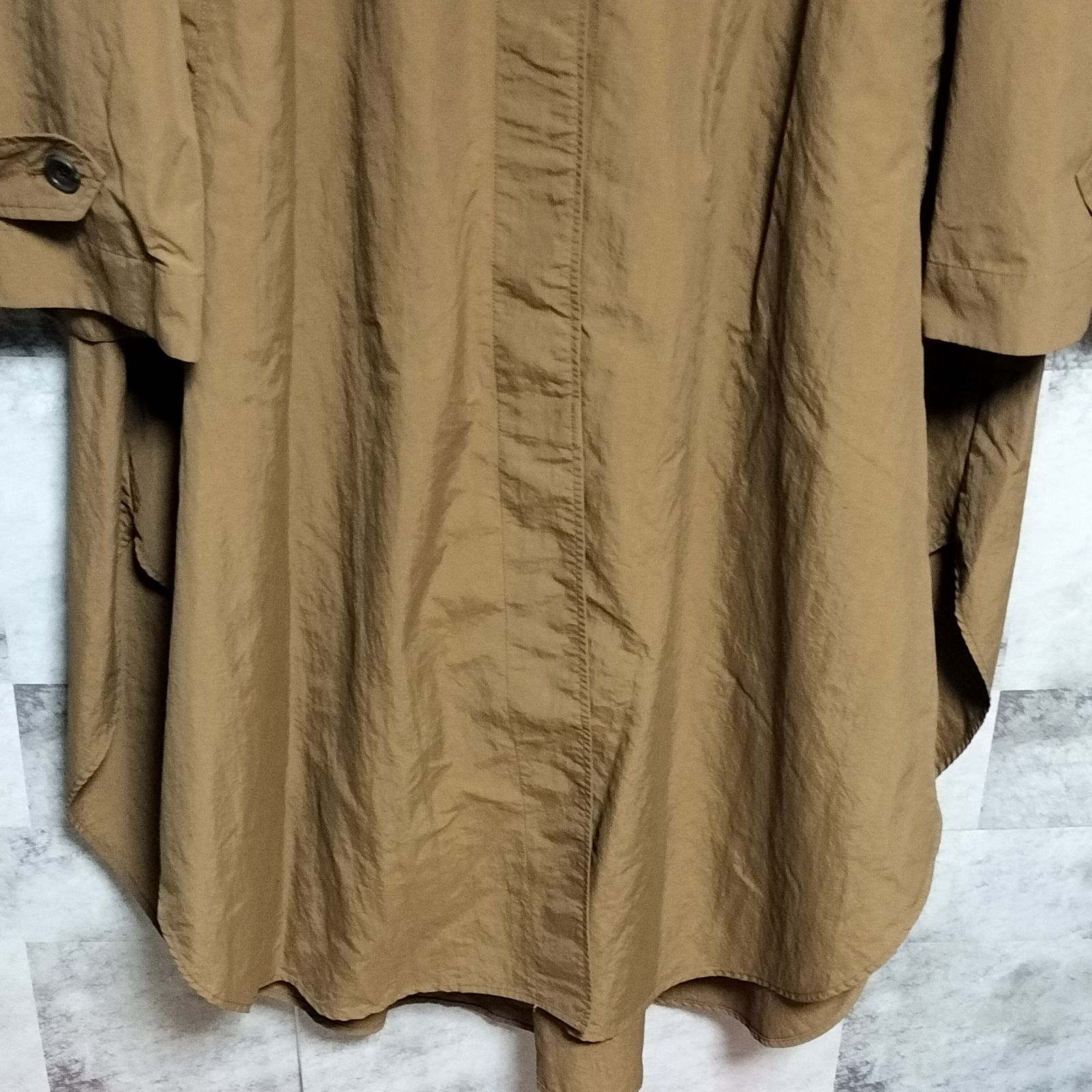 美品】MARW UNITED ARROWS ポンチョ風 ロングコート サイズ38 M相当