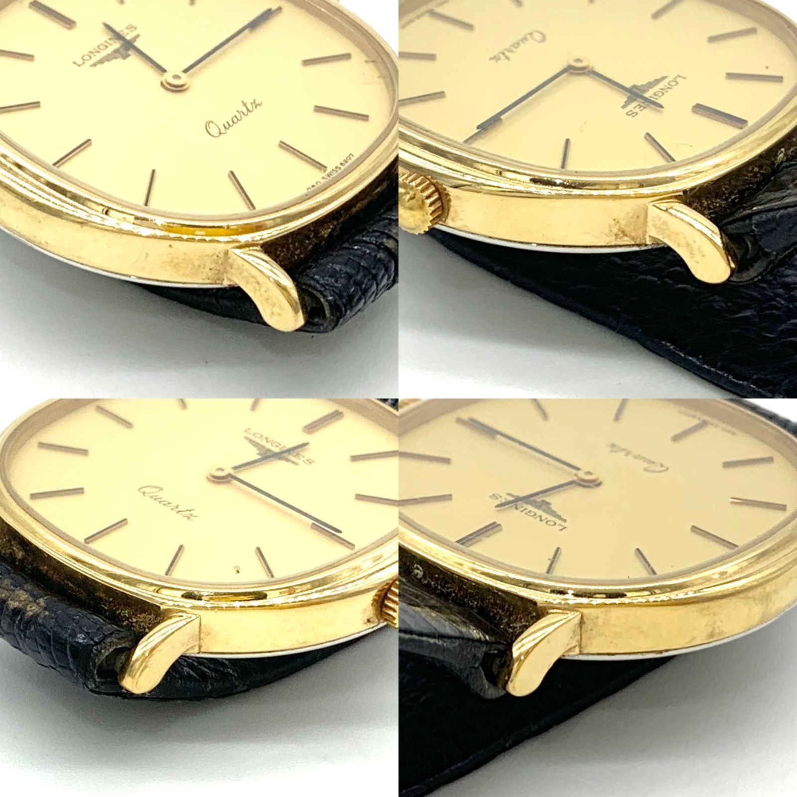 ▽【不動品】LONGINES/ロンジン 960 SWISS 6207 ゴールド文字盤 メンズ クォーツ 腕時計 本体のみ S72439950643 -  メルカリ