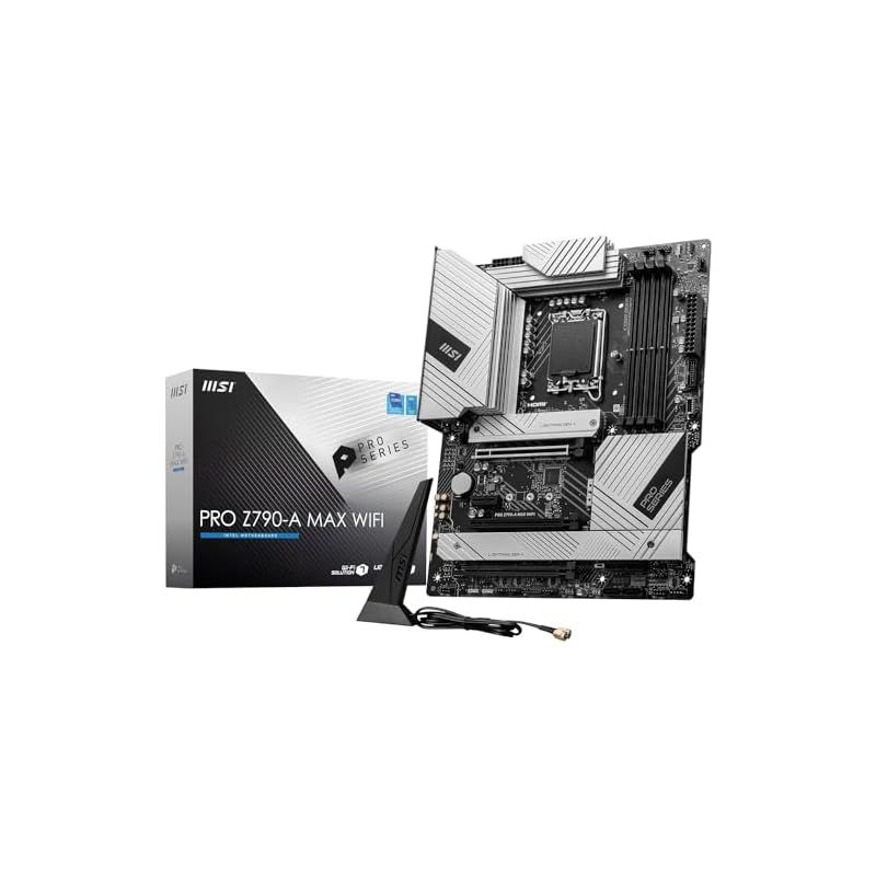 MSI PRO Z790-A MAX WIFI 第14|13|12世代Intel LGA1700 Coreプロセッサ対応 DDR5 Z790チップセット ATX マザーボード MB6305 0