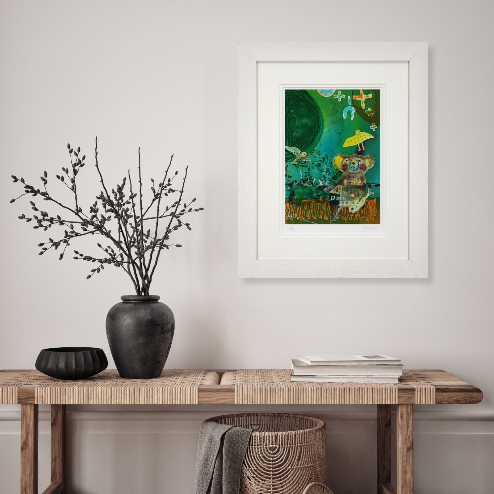 平島毅 「green bear」 ジクレー 絵画 - メルカリ