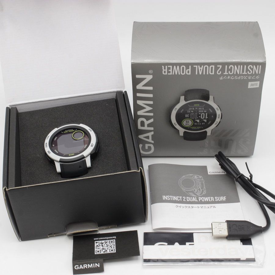 美品】GARMIN Instinct 2 Dual Power Surf Edition Bells Beach 010-02627-45 GPSスマートウォッチ  インスティンクト ガーミン 本体 - メルカリ