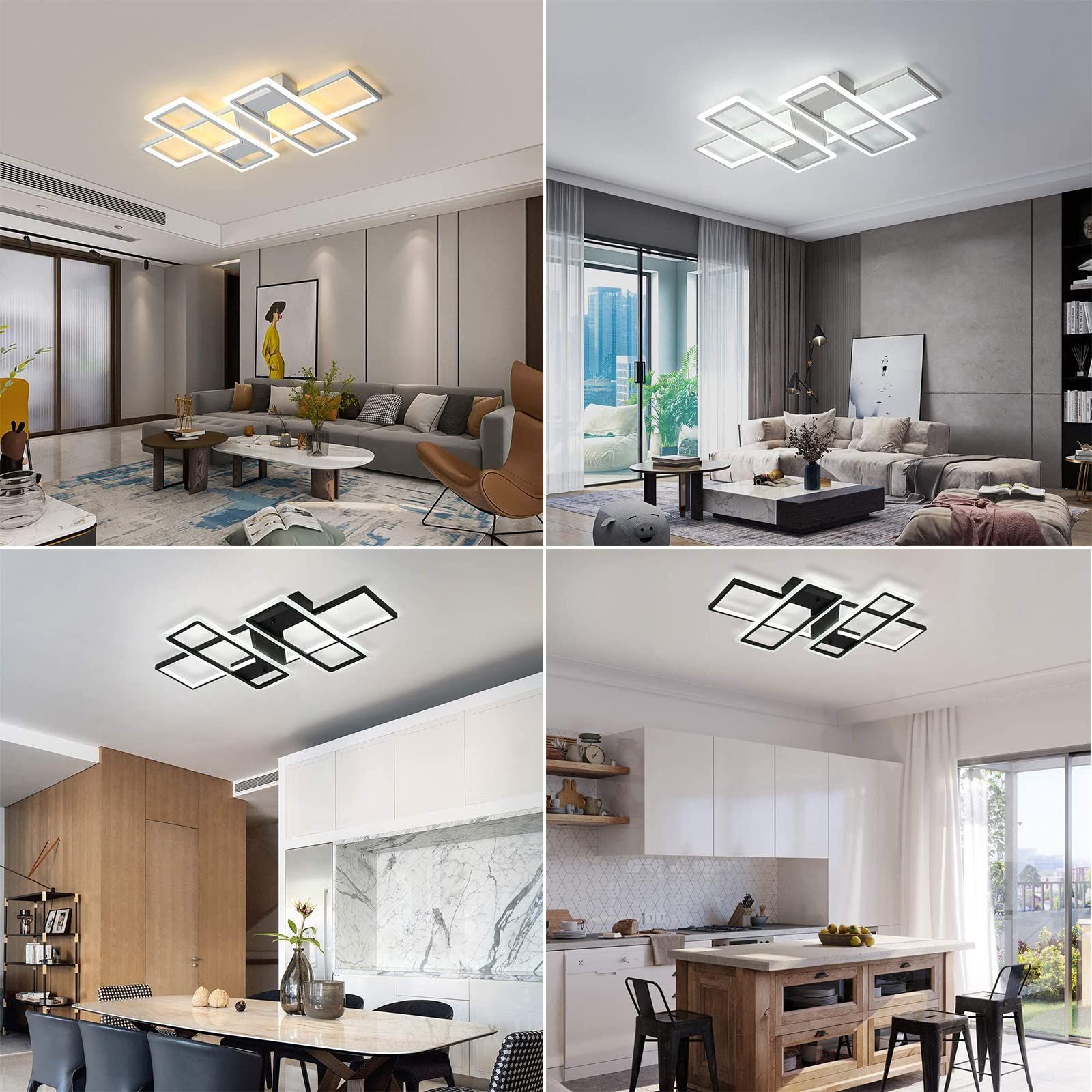LED シーリングライト ~14畳【変形可能-2つの雰囲気】おしゃれ 北欧 