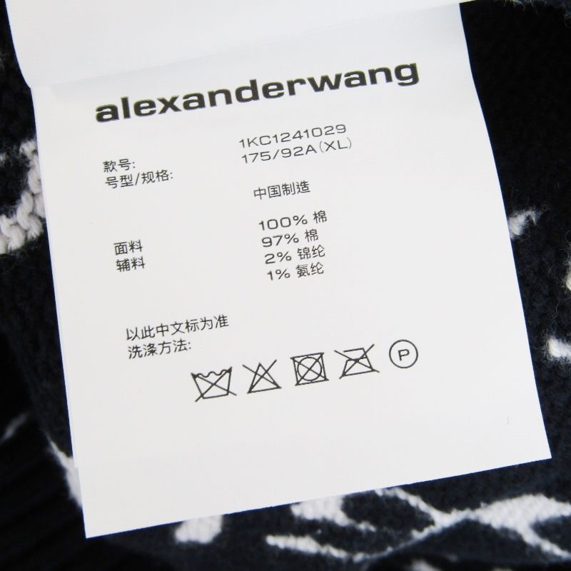未使用 alexander wang アレキサンダーワン CREWNECK PULLOVER W