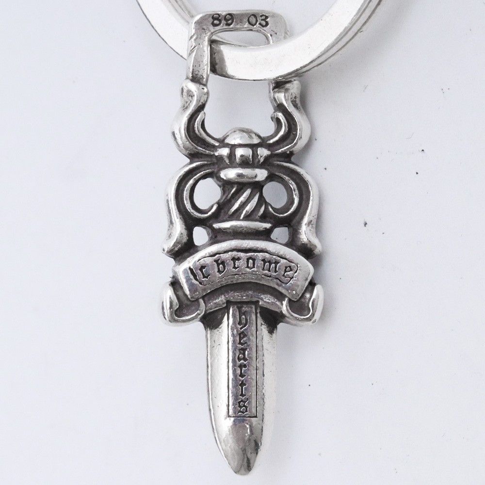クロムハーツ FOTI キーホルダー クラシック ダガー キーリングデルフィーノ CHROME HEARTS クロムハーツ（原本無） FOTI DLFN&No5 DGGR