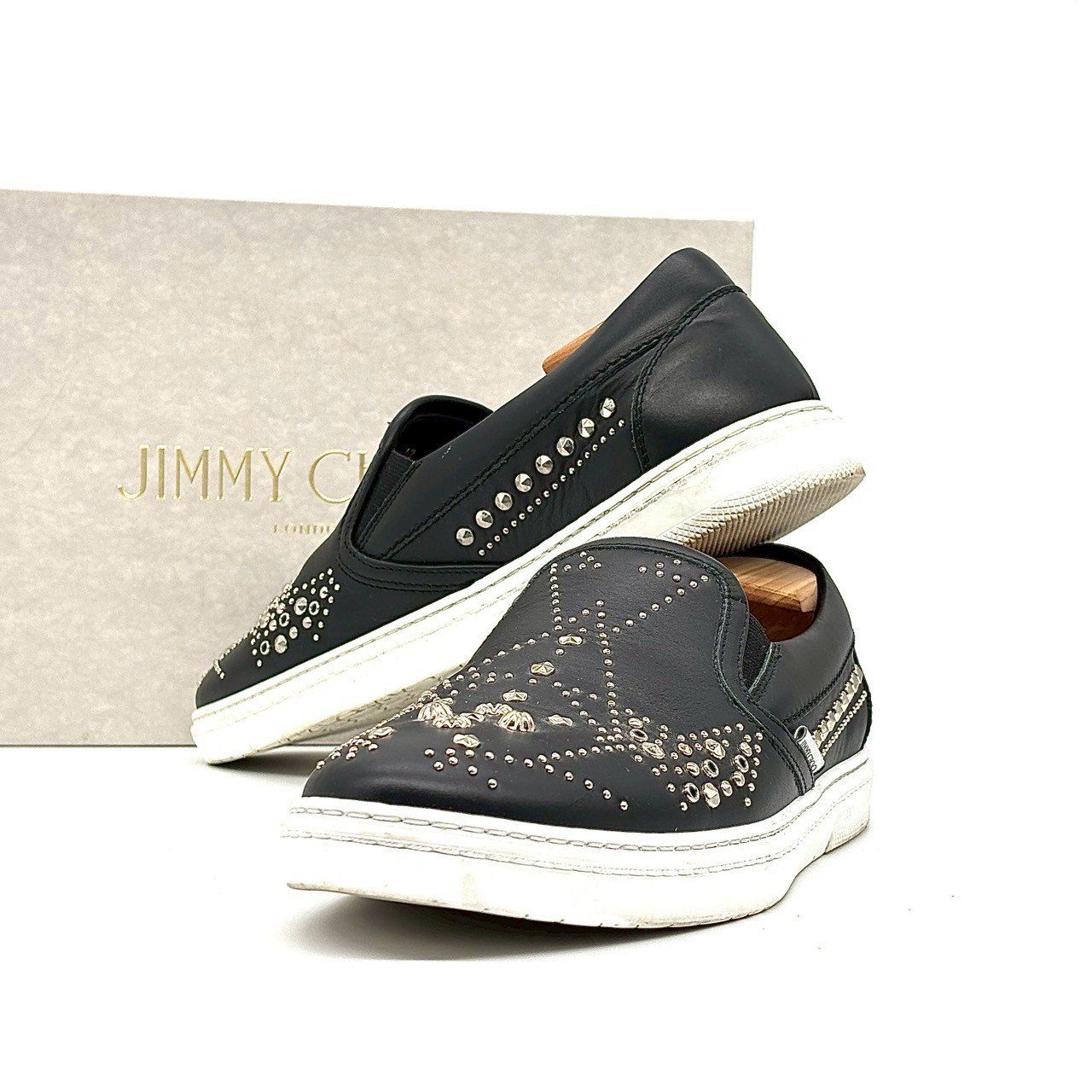 一足で格上げされる足元】 JIMMY CHOO ジミーチュウ スニーカー 