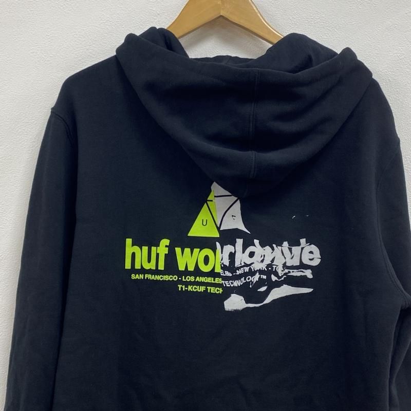 HUF ハフ パーカー 長袖 GIGA MELT P/O HOODIE プルオーバー フーディー 両面プリント