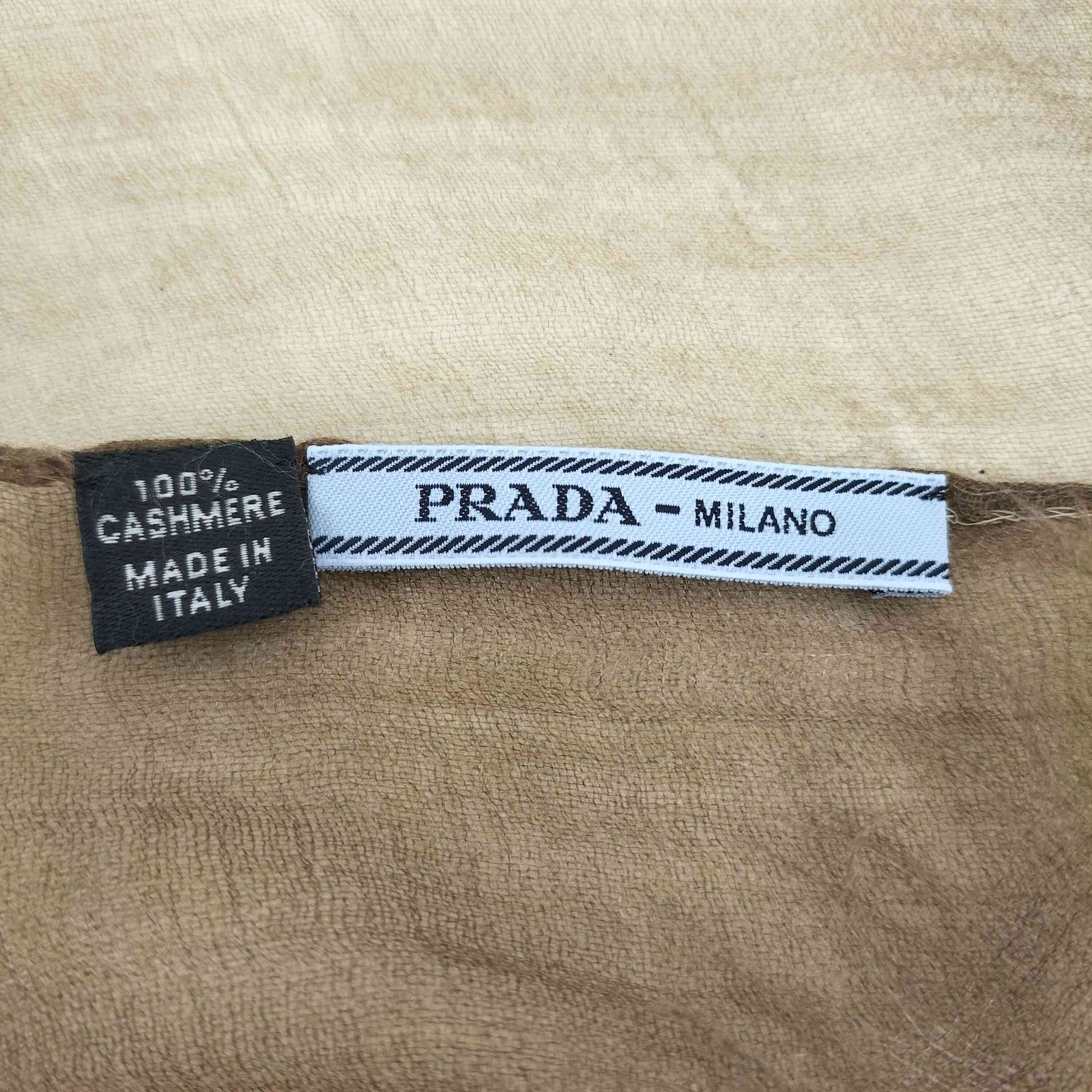 プラダ PRADA カシミヤ グラデーションスカーフ レディース 表記無  