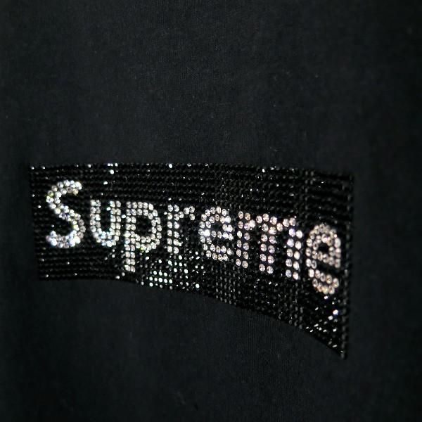 SUPREME シュプリーム 19SS SWAROVSKI BOX LOGO Tシャツ