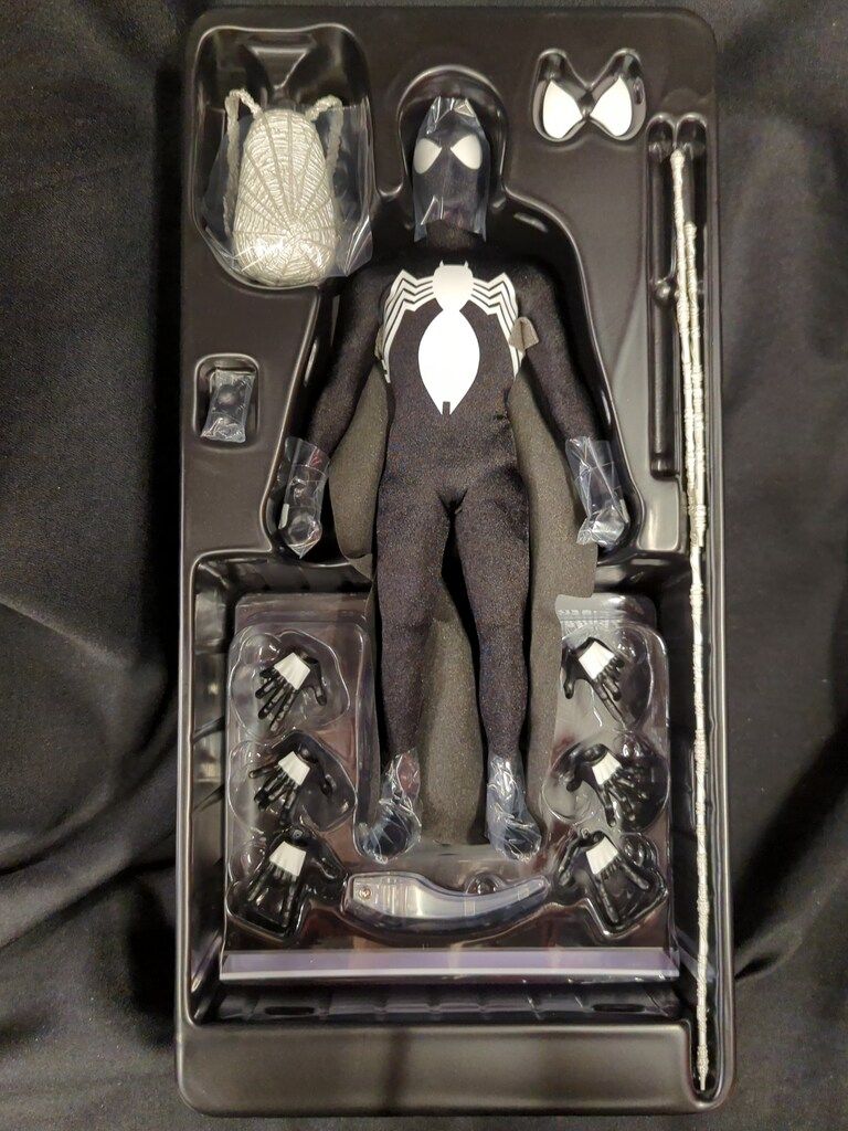 ホットトイズ　炎スタジオ　スパイダーマン（シンビオートスーツ）　新品未開封 Amazon.co.jp: 炎スタジオ マーベル・コミック スパイダーマン(シンビ