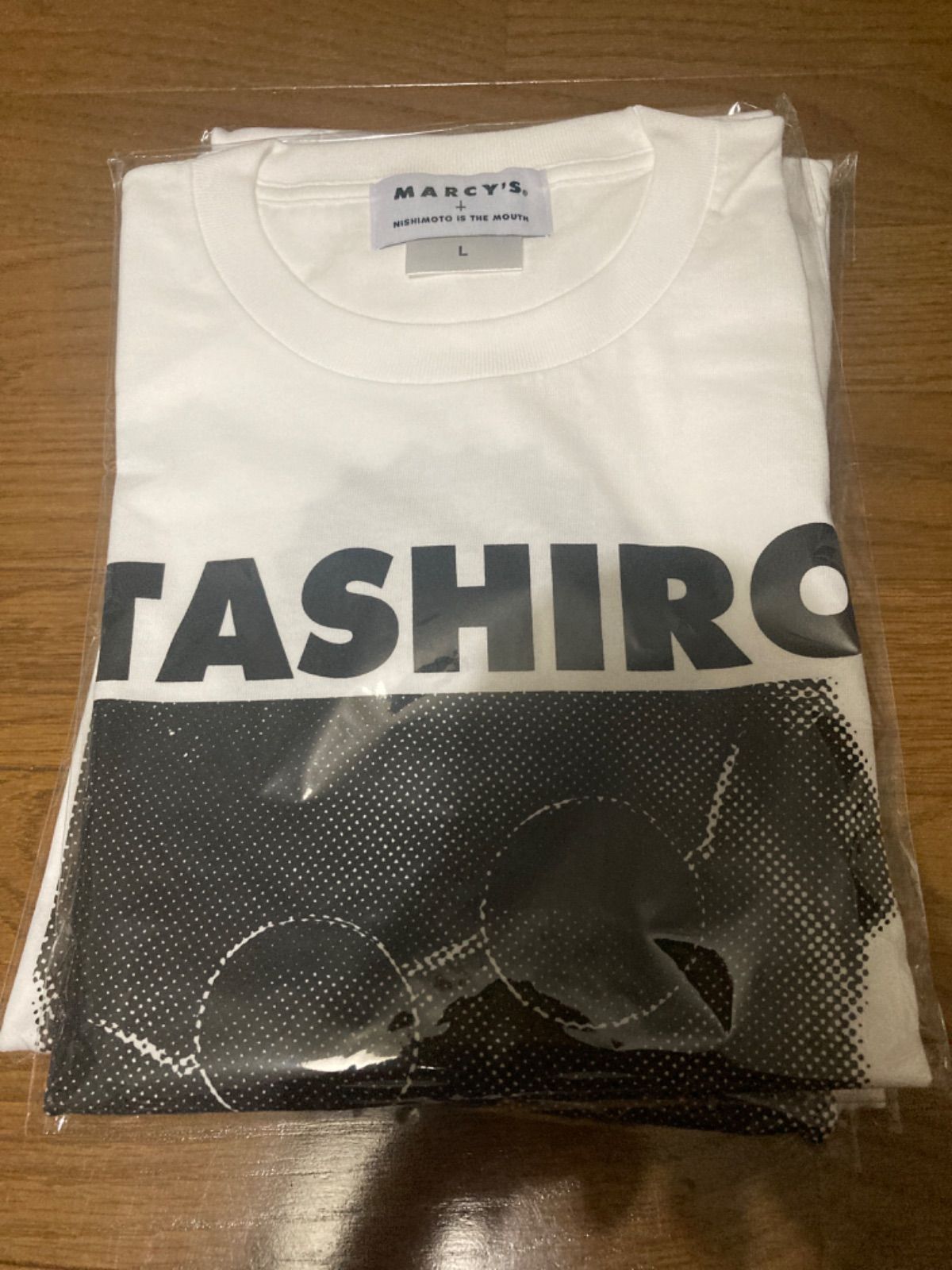 MARCY'S TASHIRO IS THE MOUTH Tシャツ Lサイズ TASHIRO IS THE MOUTH 半袖Tシャツ TITM-A01 WHITE – MARCY'S