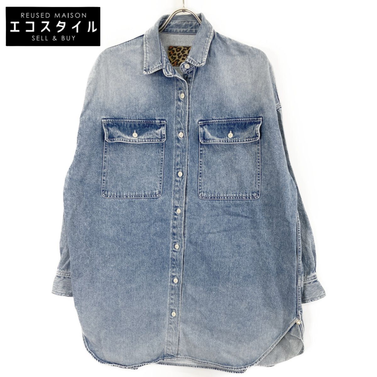 Whim Gazette ウィムガゼット WGZ1042104A0005 24AW ｲﾝﾃﾞｨｺﾞﾌﾞﾙｰ 15th Anniversary ﾃﾞﾆﾑｼｬﾂ F