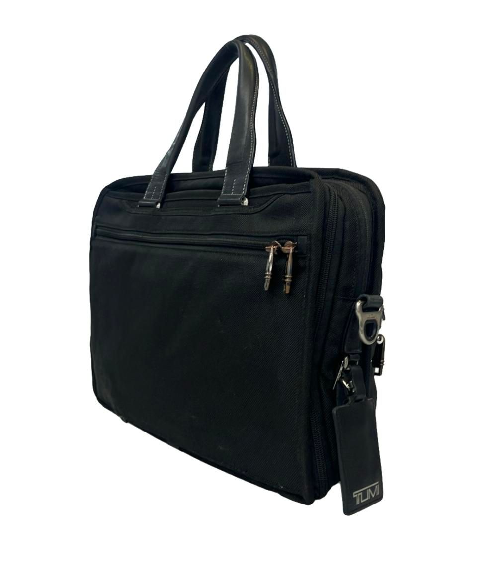 TUMI トゥミ 2way ビジネスバッグ ブリーフケース 黒 ナイロン 本革 美