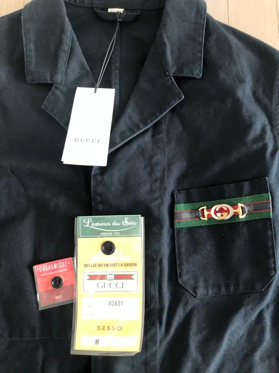 正規品 GUCCI グッチ ジャケット ネイビー 44