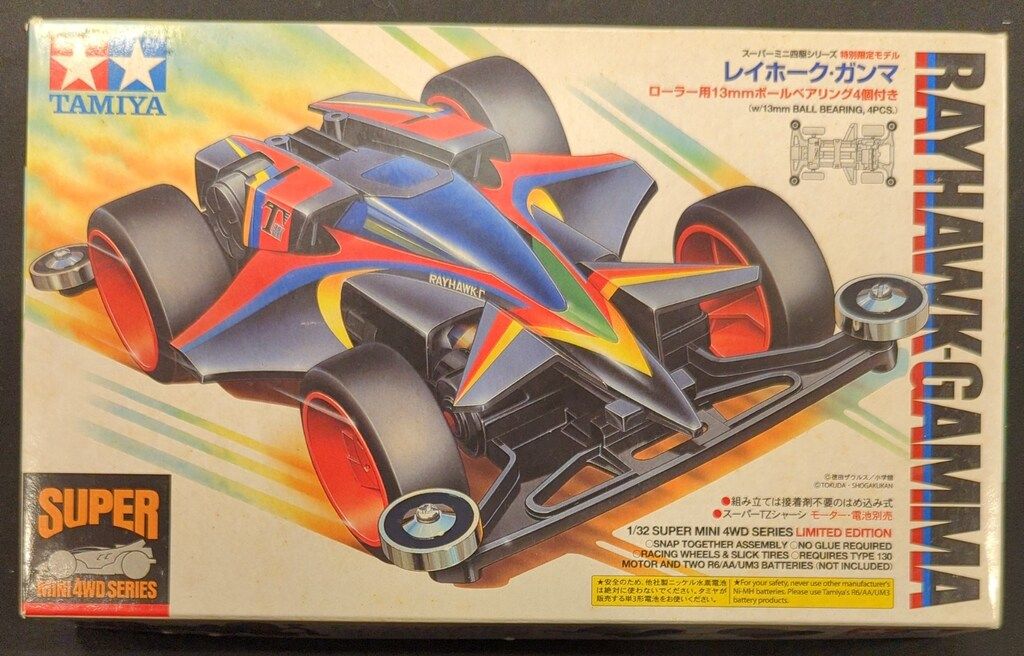 タミヤ スーパーミニ四駆 特別限定モデル レイホークガンマ(ローラー用 