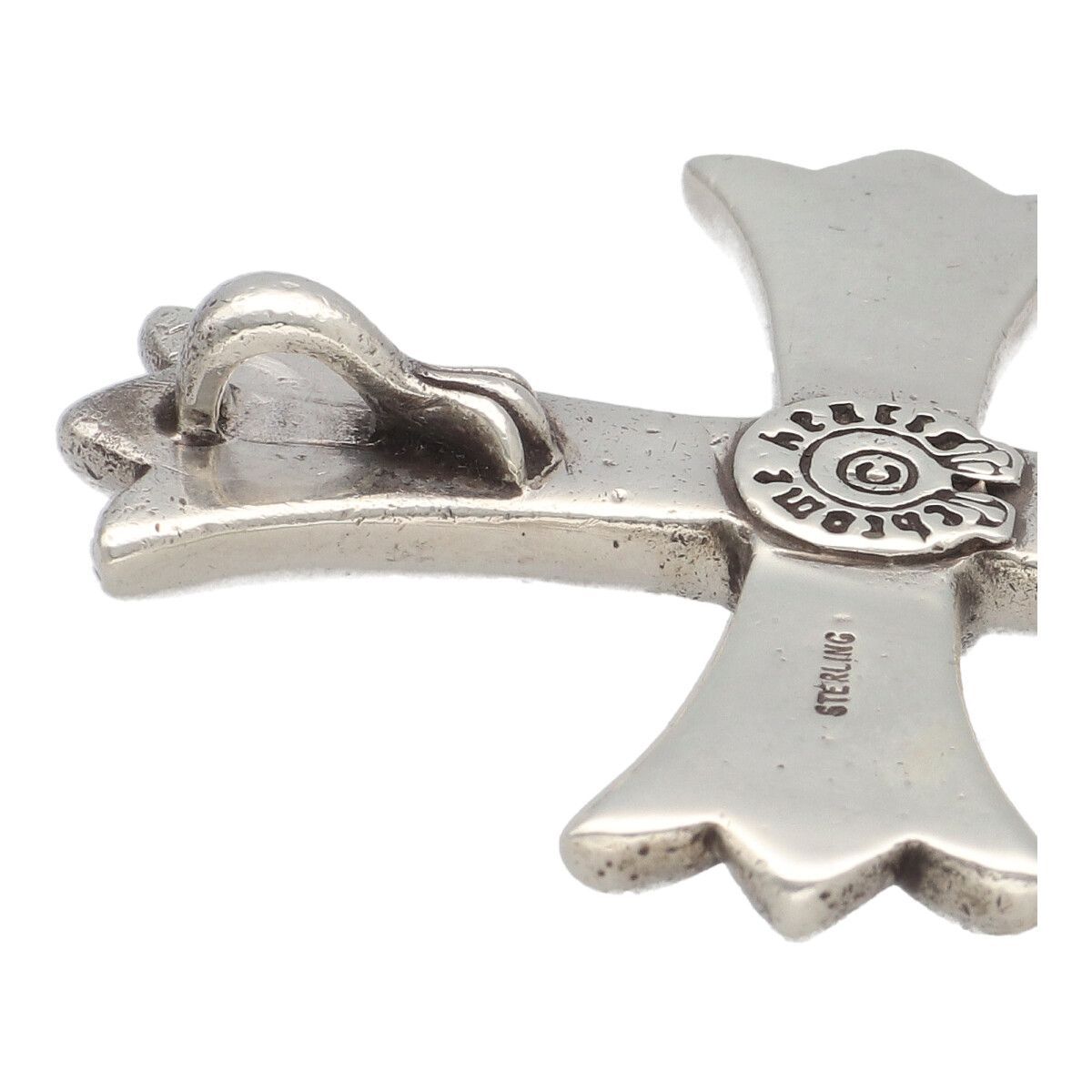 中古】 CHROME HEARTS クロムハーツ ラージCHクロス SV925 ペンダント