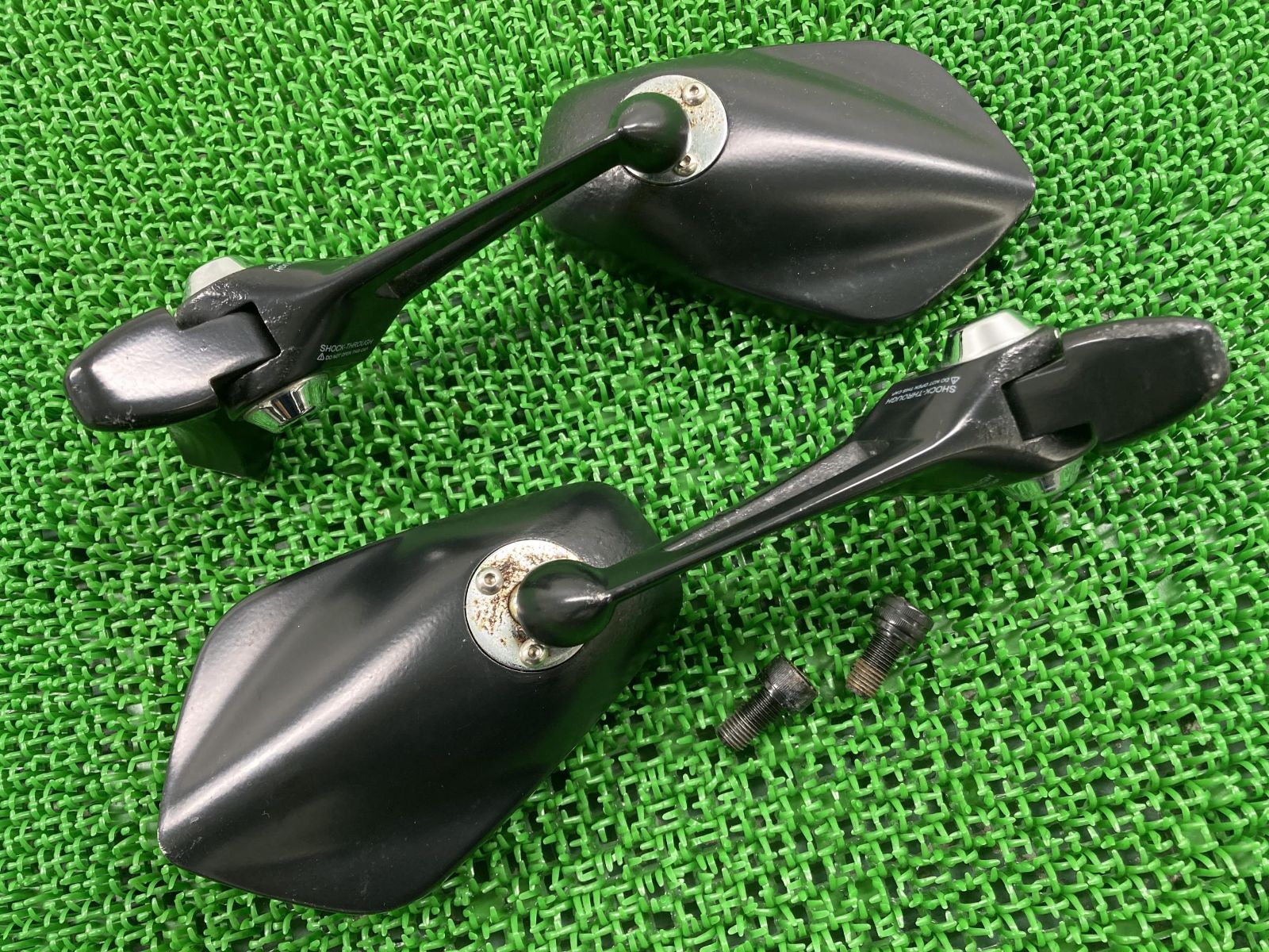 ☆Z1000 (ZXT00W) 純正 ミラー 左右セット 002010 カワサキ Z1000 ミラー 左右 002010 純正 中古 バイク 部品