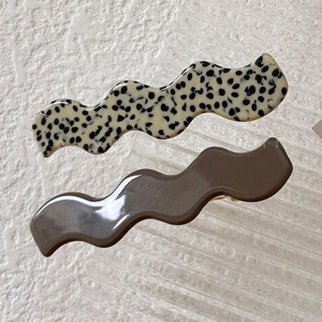 ꫛꫀꪝ【ダルメシアン柄トリプル】ベビーヘアクリップ　キッズヘアクリップ　ヘアピン ꫛꫀꪝ【ダルメシアン柄トリプル】ベビーヘアクリップ キッズヘア