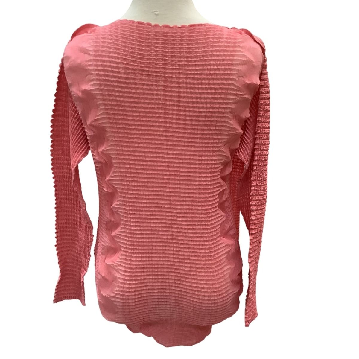 未使用級 プリーツプリーズ イッセイミヤケ カーディガン フリル プリーツ 2 ♪♪ISSEY MIYAKE イッセイミヤケ シフォン フリル プリーツ