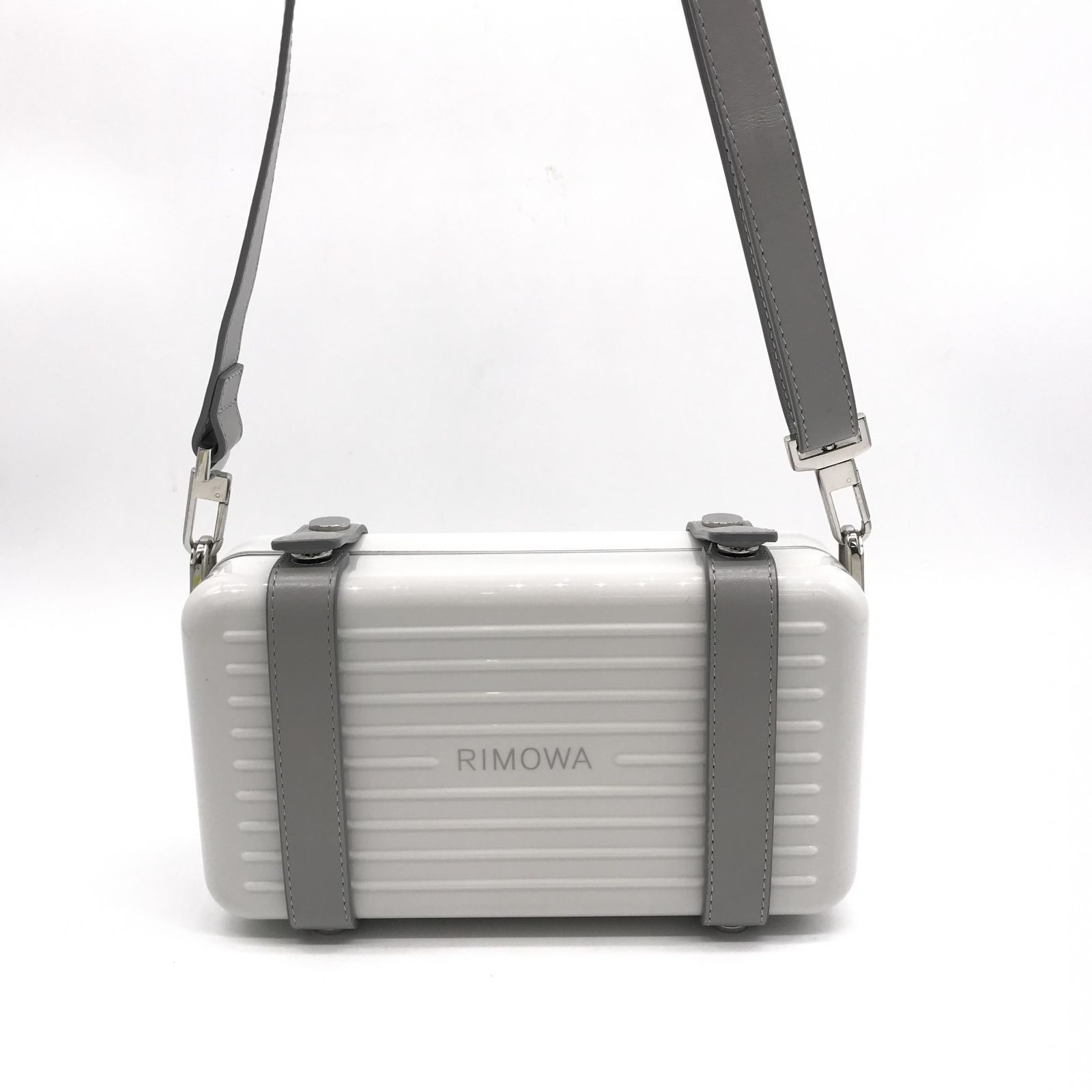 RIMOWA/リモワ パーソナルショルダーバッグ アルミニウム ショルダーバッグ ホワイト 美品 - メルカリ