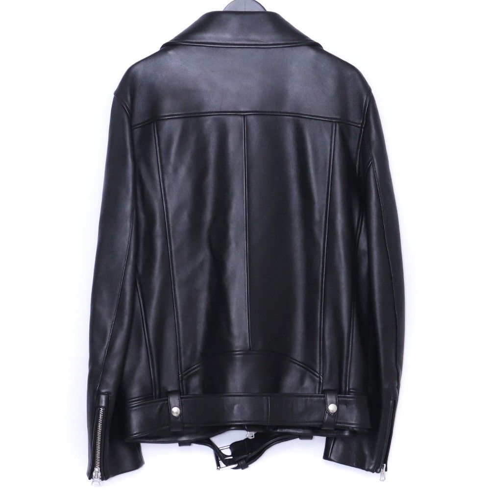 ACNE STUDIOS レザーダブルライダースジャケット サイズ46 ブラック FN