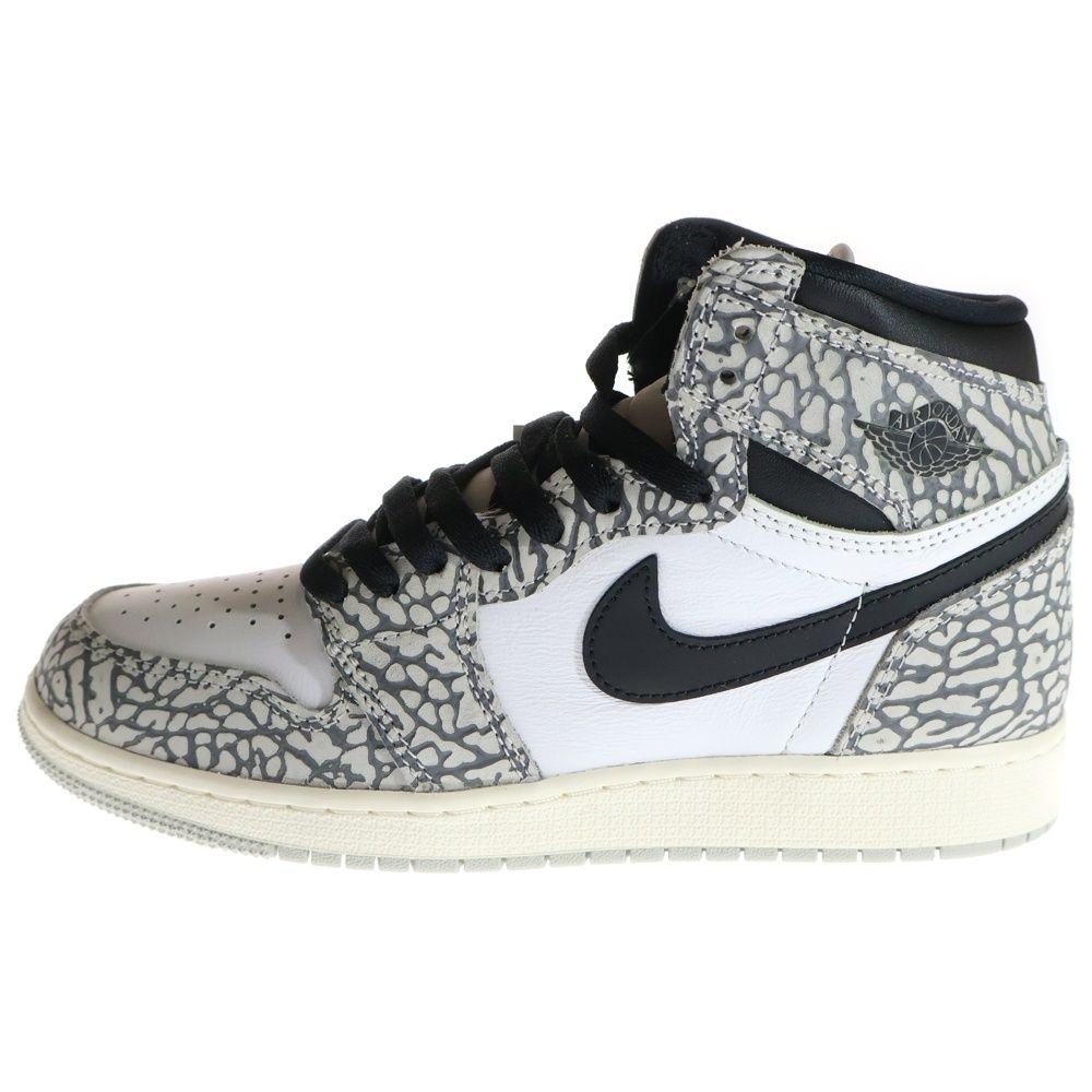 Air Jordan 1 グレー/ホワイト ハイカット NIKE Air Jordan 1 ホワイト/グレー ハイカット - メルカリ